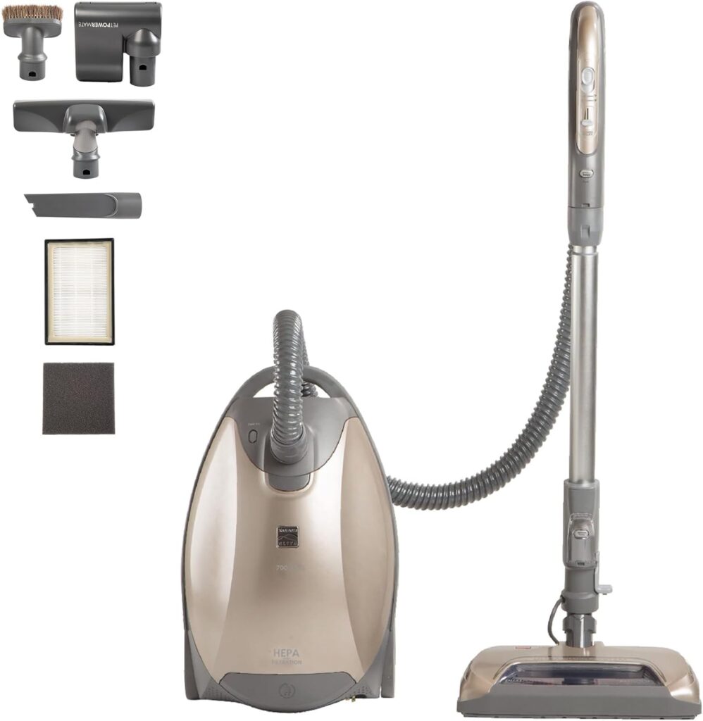 Kenmore 600 pet vacuum full attachment set with Pop-N-Go brush